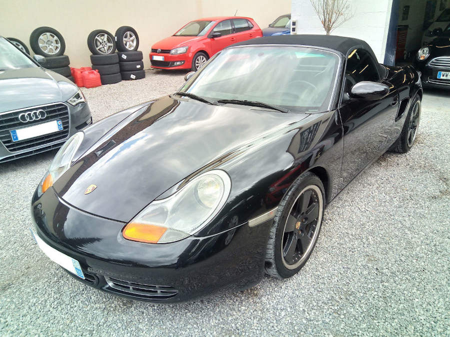 Effet mirroir sur Porsche Boxster